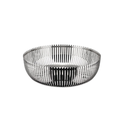 Corbeille ronde Charpin en acier inoxydable