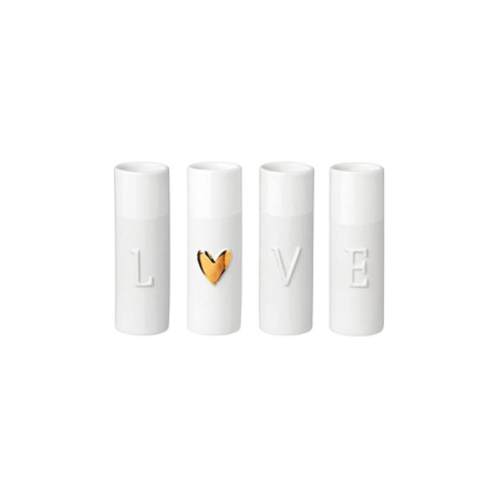 Set de 4 vases Love