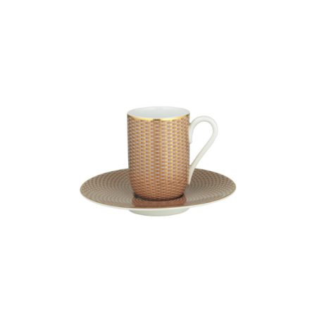 Tasse et soucoupe à café Trésor