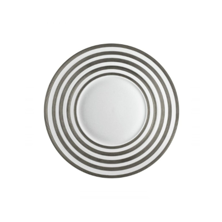Service de table Hémisphère rayé platine