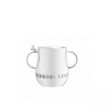 Timbale Beebee avec anses métal argenté