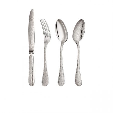 Couverts Jardin d’Éden métal argenté