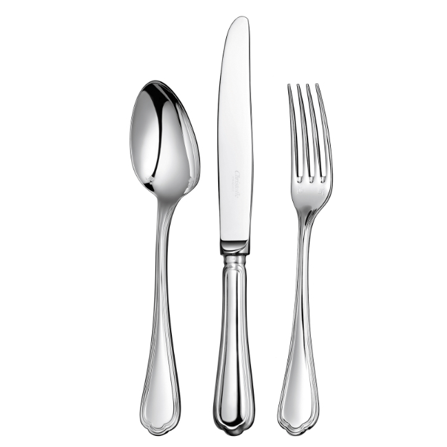 10 Cuillères à Soupe Christofle – Modèle Spatours – Métal Argenté, Occasion Très Bon État