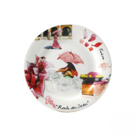 Coffret 4 assiettes canapés Route des Indes