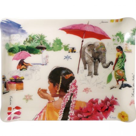 Grand plateau acrylique Route des Indes
