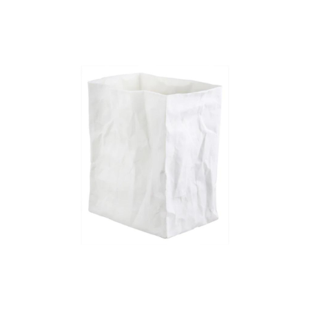 Vase froissé en porcelaine