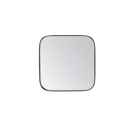 Miroir carré noir