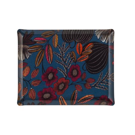 Plateau acrylique Osaka bleu