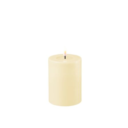 Bougie LED en cire ⌀7,5 cm