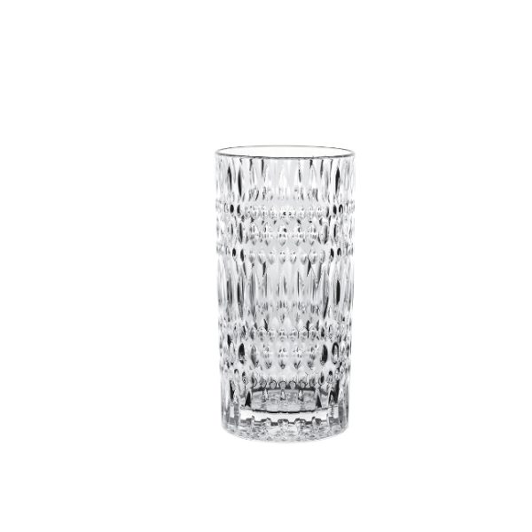 Set De 4 Chopes Spirit Leonardo - Verres à Facettes Pour Gin Tonic, Whisky, Cocktails, 26cl