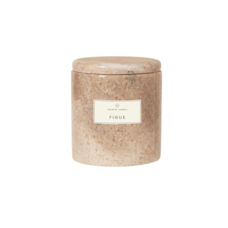 bougie parfumée en marbre figue