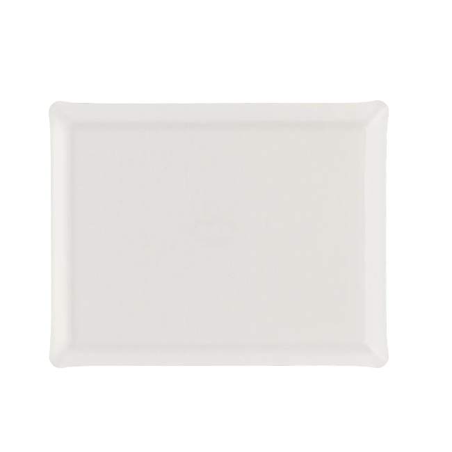 Plateau acrylique lin naturel Platex 46 cm par 36 cm.