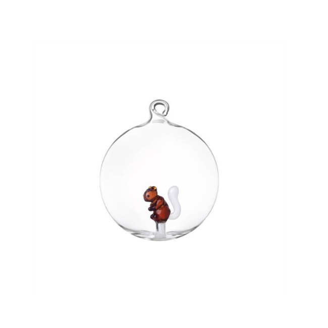 Boule de Noël ecureuil