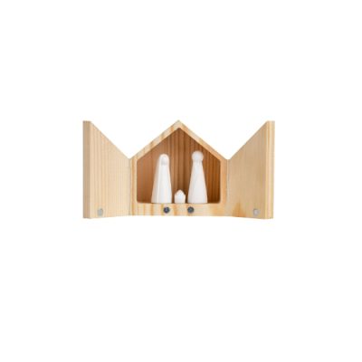 Mini crèche en porcelaine coffret bois