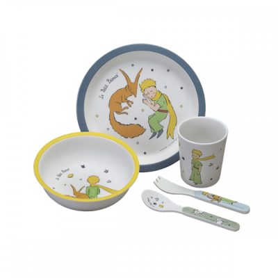 Coffret 5 pièces Petit prince Bleu et jaune Petit jour