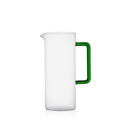 pichet-poignee-verte-verre-ichendorf