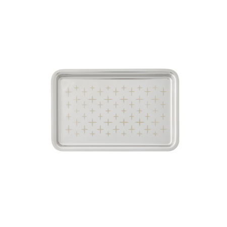 Plateau rectangulaire Newport Twist 22x14 cm