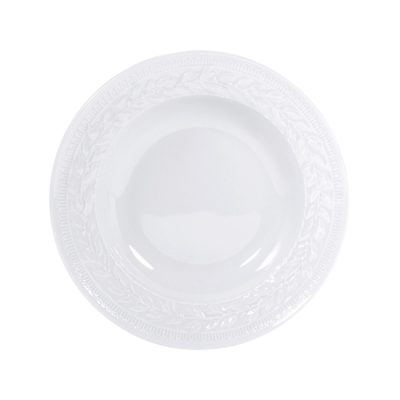 Assiette creuse à aile Louvre