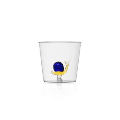 gobelet-escargot-bleu-ambre-verre-ichendorf