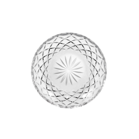 Set de 6 assiettes transparent 16 cm