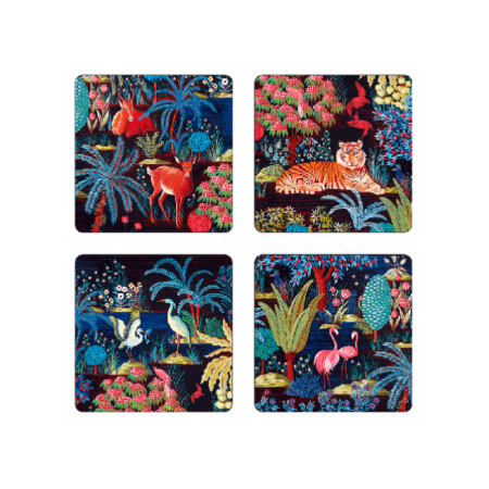 Set de 4 dessous de verre Jardin du Palais
