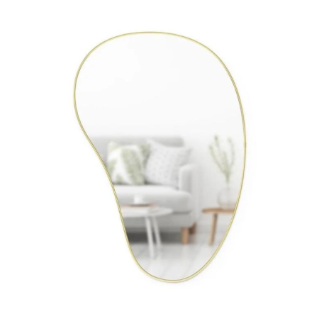 Miroir organique doré