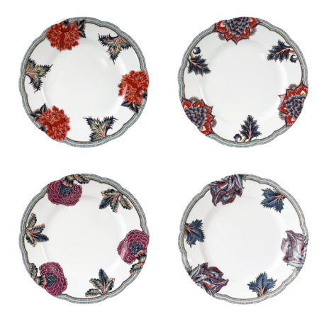 Coffret de 4 assiettes à dîner Braquenié