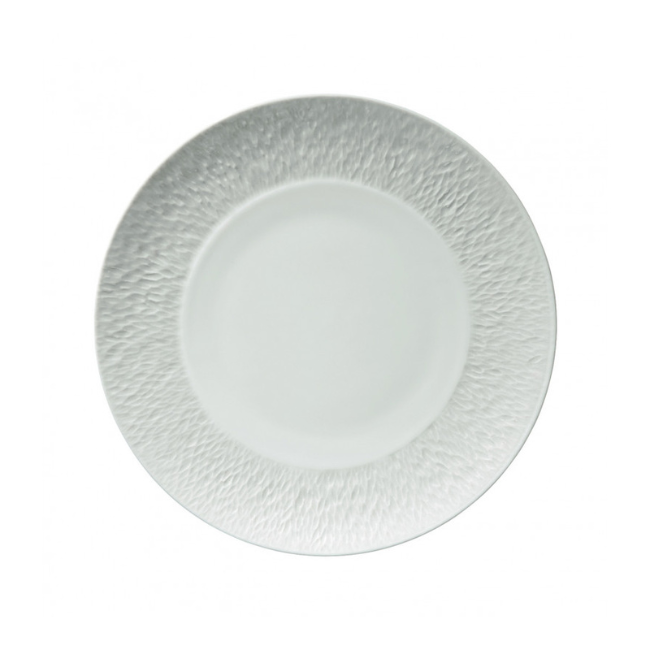 Plat de service 40 cm en porcelaine - Cristobal Rouge - Raynaud