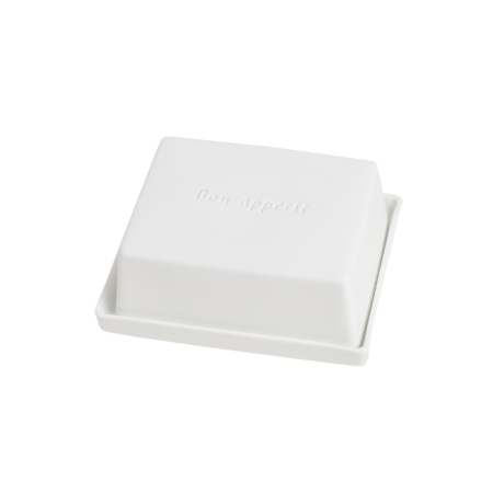 Beurrier Bon appétit en porcelaine