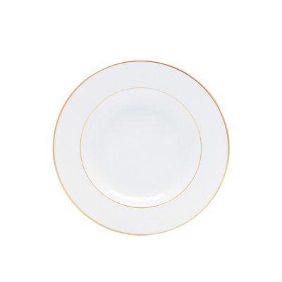 Assiette creuse à aile Palmyre