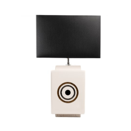 Lampe Géo en faïence