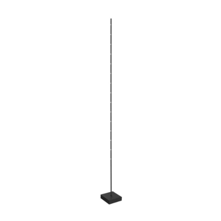 Lampadaire Pin noir