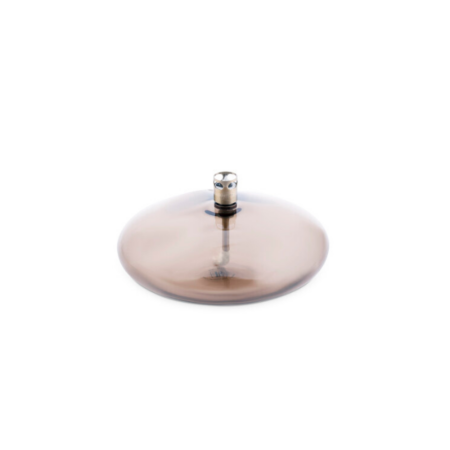 Lampe à huile Galet champagne