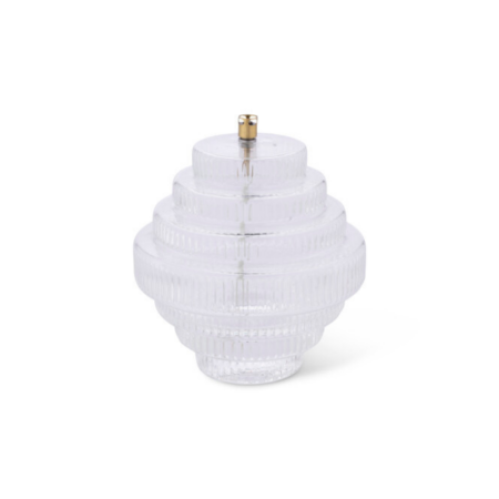 Lampe à huile Twin en verre