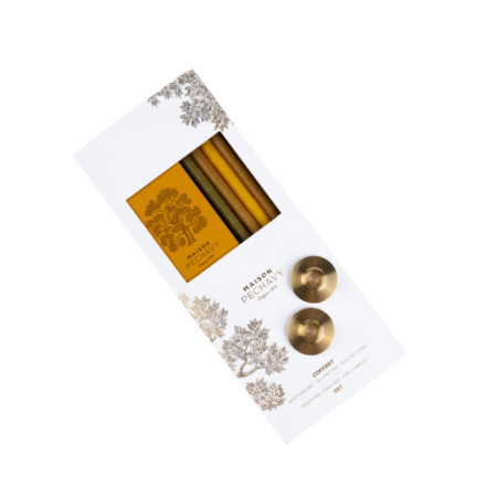 Coffret cadeau bougies et bougeoirs
