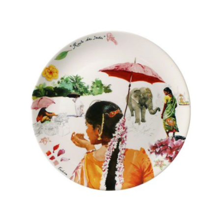 Plat à gâteaux Route des Indes