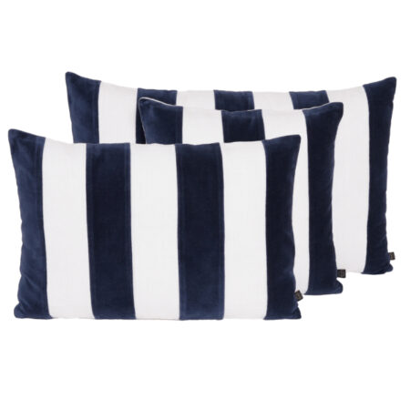 Coussin Perth en Velours de coton et lin lavé