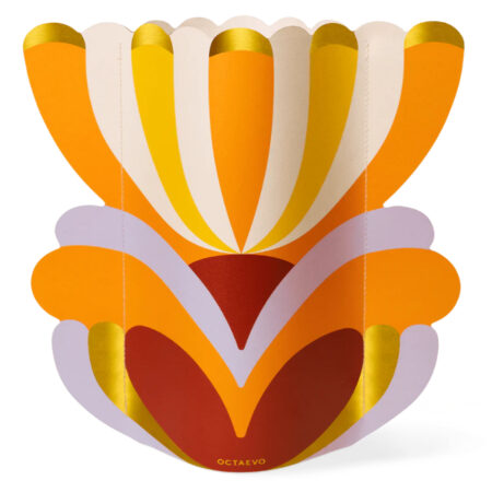 Vase en papier pour bouteille