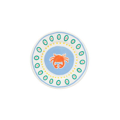 Assiette dessert Summer Bliss Crabe