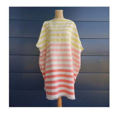 Poncho de plage  rayé - Bichon