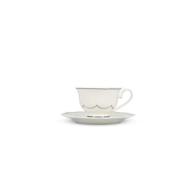 Ensemble  tasse et soucoupe café Odette