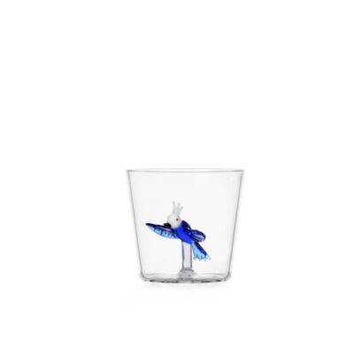 Gobelet oiseau tropical bleu