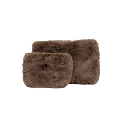 Pochette Chamonix en fausse fourrure