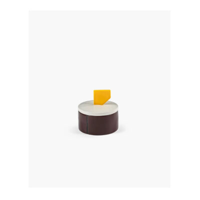 Bougie parfumée 03 bordeaux - jaune par Plan C